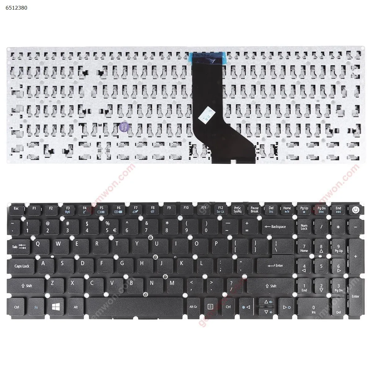 Picture of Acer Aspire E5-722 E5-772 V3-574G E5-573T E5-573 E5-573G E5-573T E5-532G BLACK (Win 8)