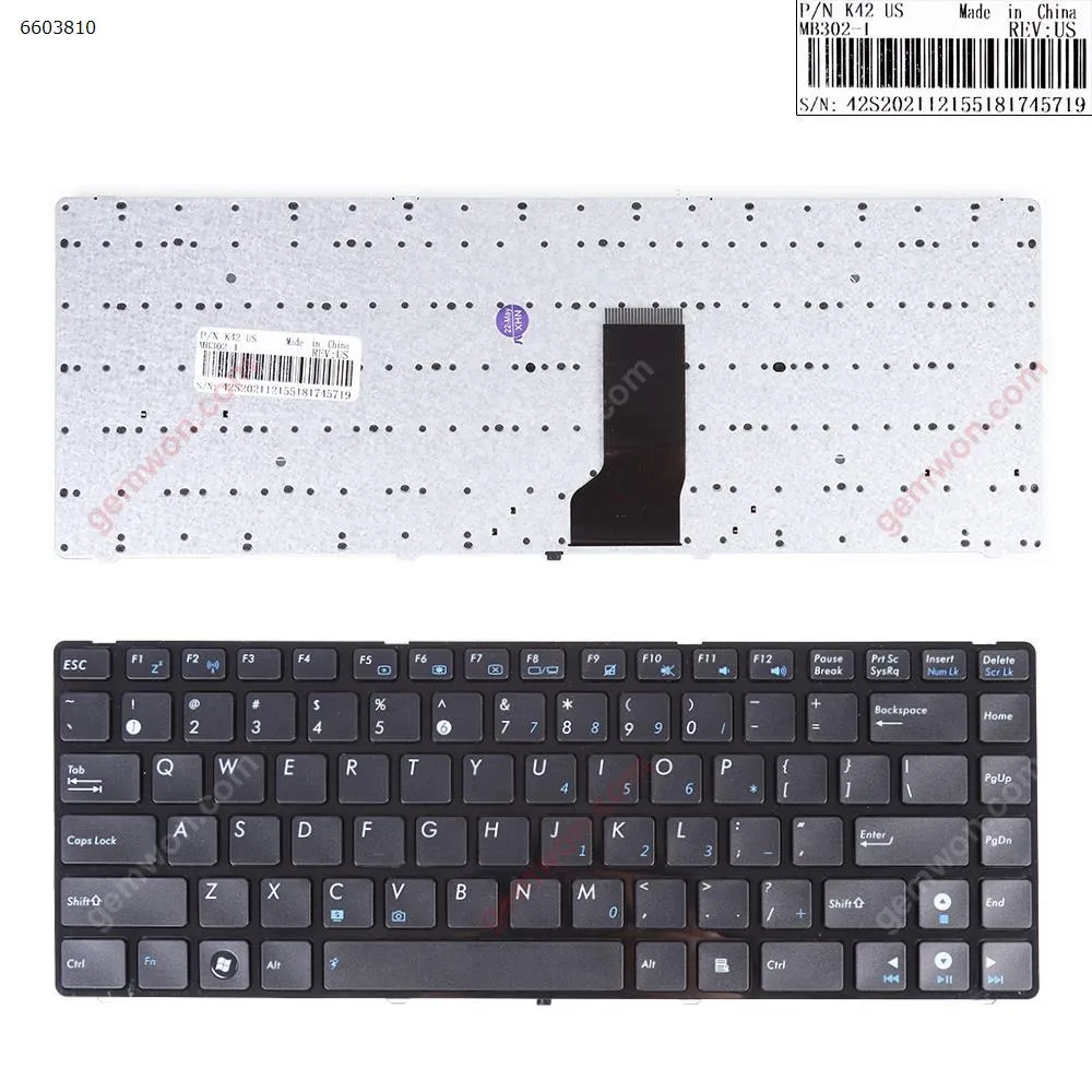Picture of ASUS UL30 GLOSSY FRAME BLACK(Blue Printing)(OEM)