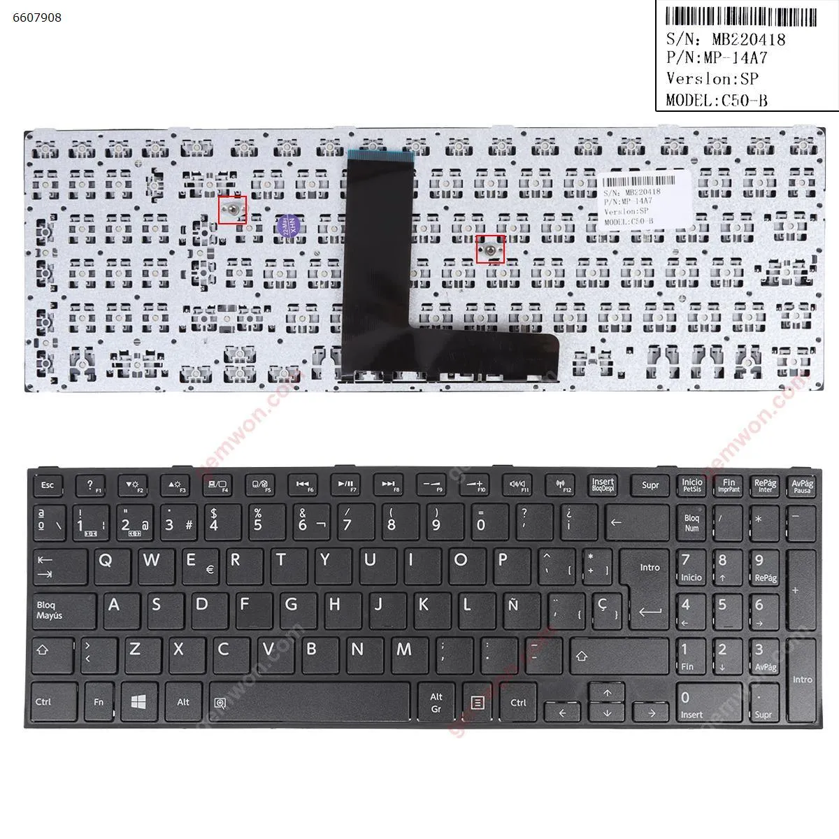 Picture of TOSHIBA Satellite C50-B BLACK FRAME BLACK(For Win8)