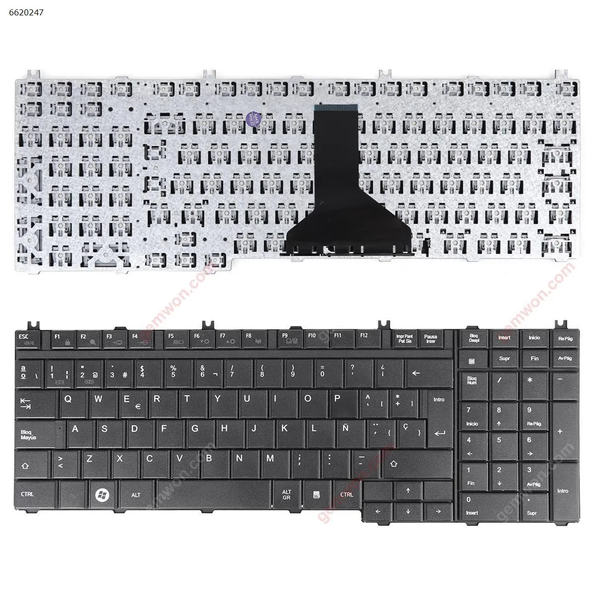 Picture of TOSHIBA P300 L350 L355 L500 Series BLACK（Without foil)