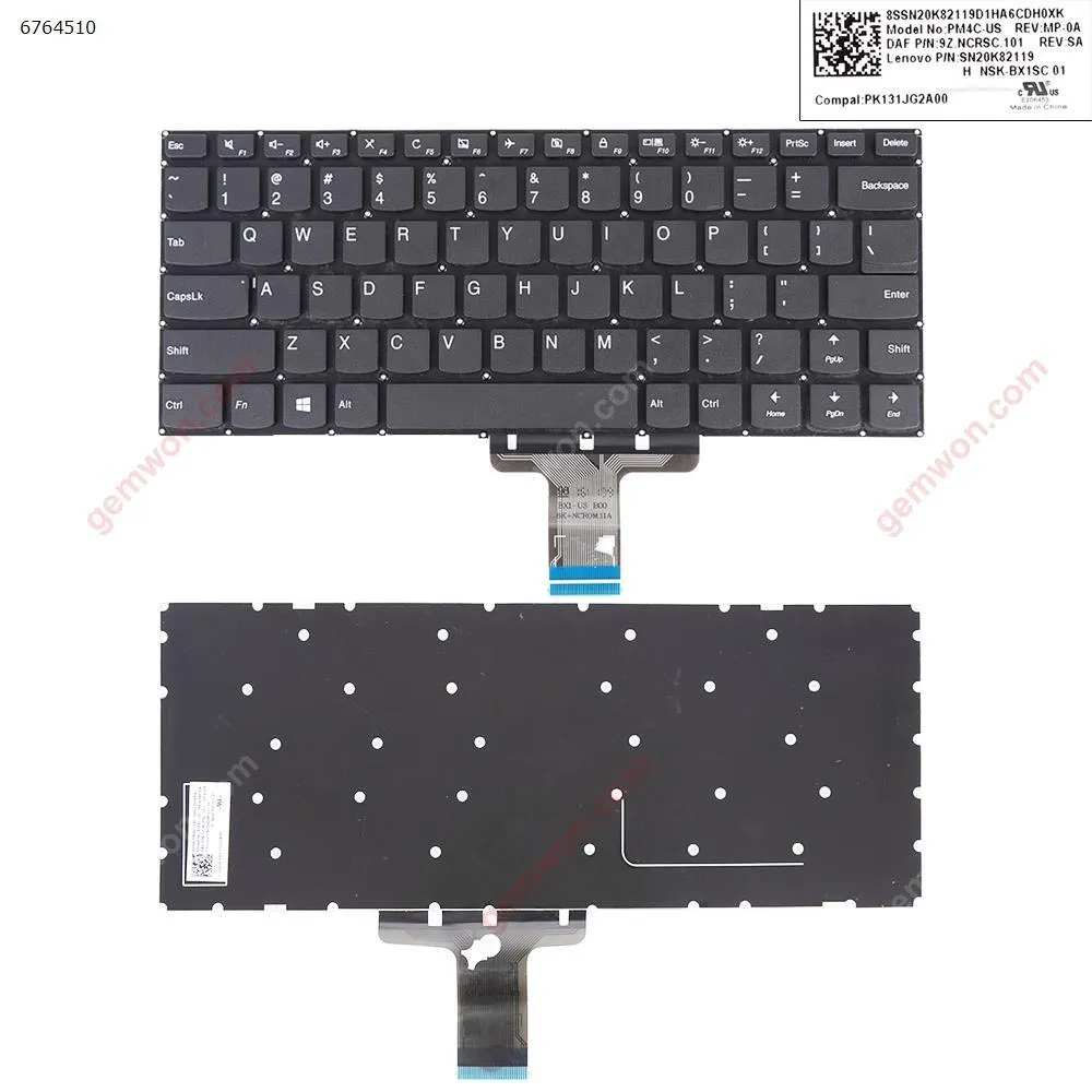 Picture of lenovo Ideapad 310S-14 310S-14ISK 510S-14IKB 710S-14 BLACK win8(Without FRAME)