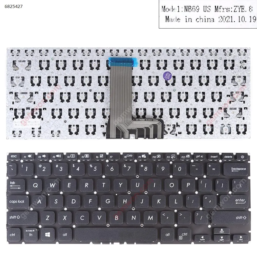 Picture of ASUS Vivobook 14 X409 Y4200FB V4000U R423 R424 A409M A412FL X412 BLACK （win8）