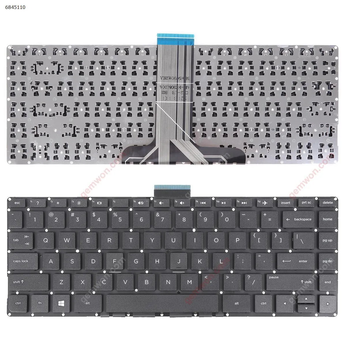 Picture of Laptop US keyboard for HP Stream 14-AX 926601-001 BLACK（Win8 )