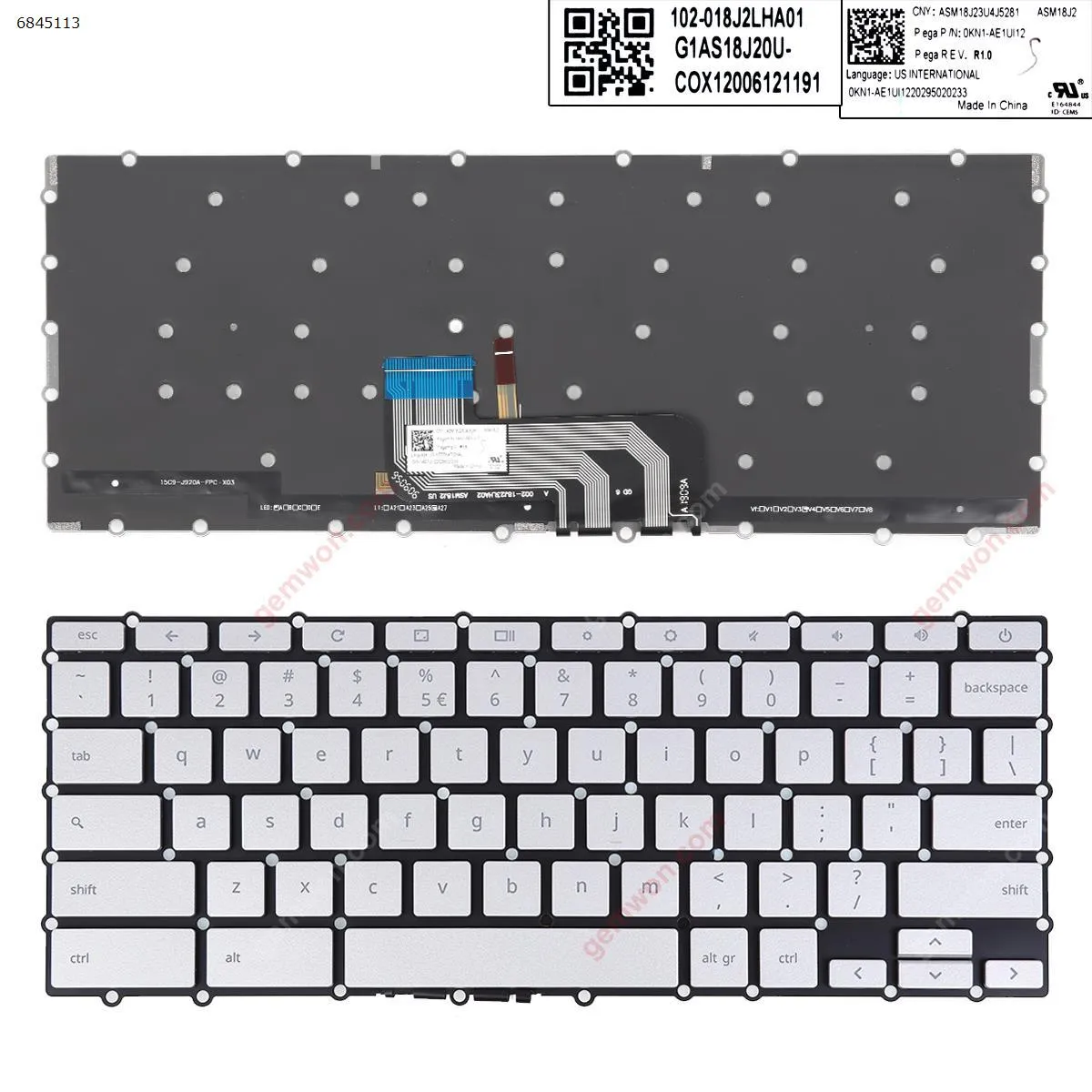 Picture of Asus ChromBook C425T C425TA 0KN1-AE1US1212   SILVER（Backlit Win8 )