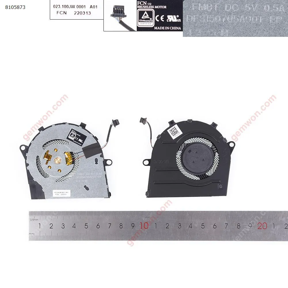Picture of Laptop fan for DELL Inspiron 14 5401 5402 5405 5408 5409 CPU fan ORG.