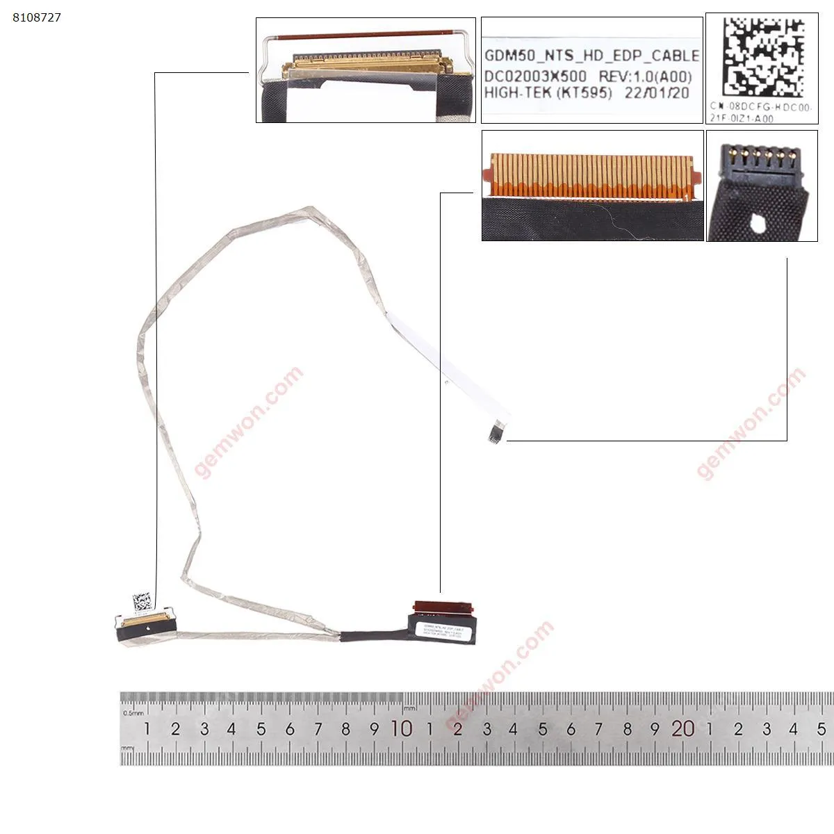 Picture of Laptop LCD/LED cable for Dell Inspiron 15-3511 3515