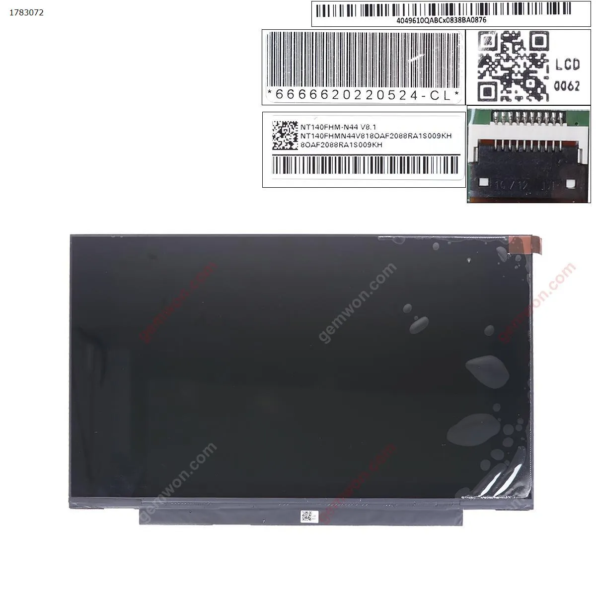 Picture of Dell 5400 5401 7468 screen NT140FHM-N45 NV140FHM-N4F B140XTN07.4