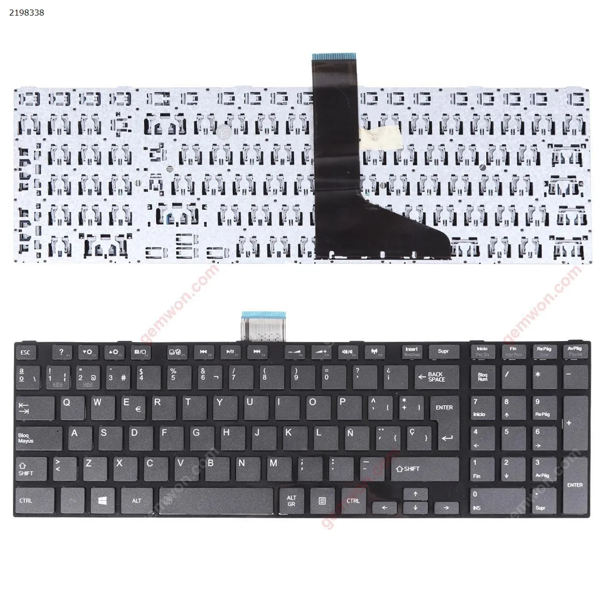Picture of TOSHIBA L850 GLOSSY FRAME BLACK OEM Win7
