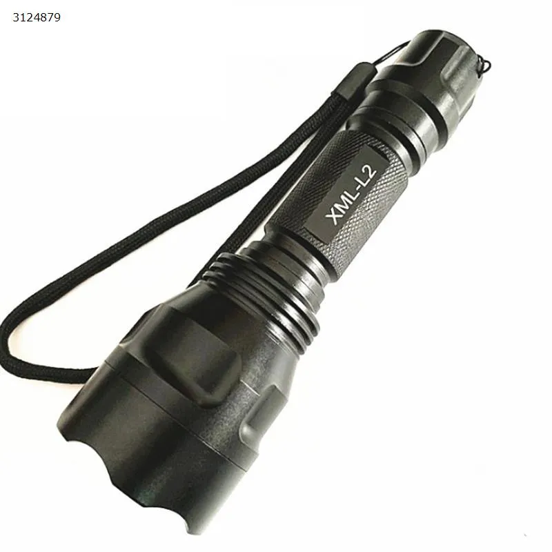 Picture of C8-XML-L2灯珠手电筒强光远射LED铝合金手电户外骑行照明聚光手电 不带电池