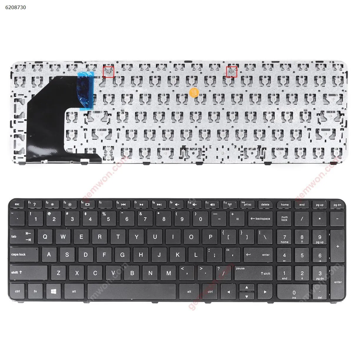 Picture of HP Pavilion 15-B1420X GLOSSY FRAME BLACK(Without Foil,For Win8)