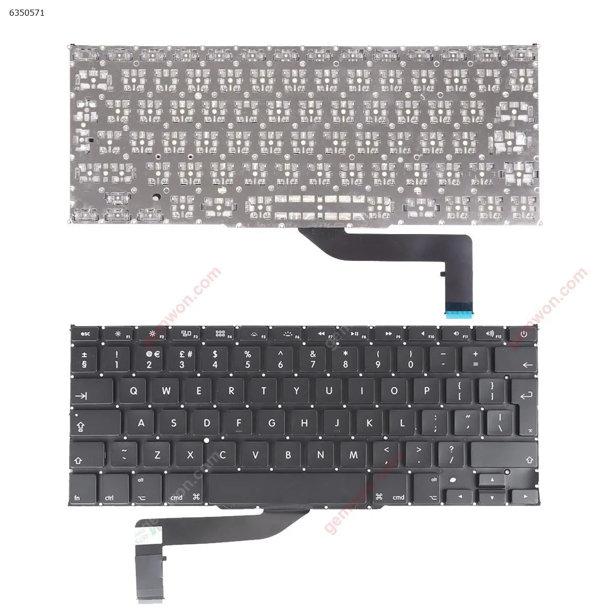 Picture of Apple Macbook Pro A1398 BLACK(without Backlit)