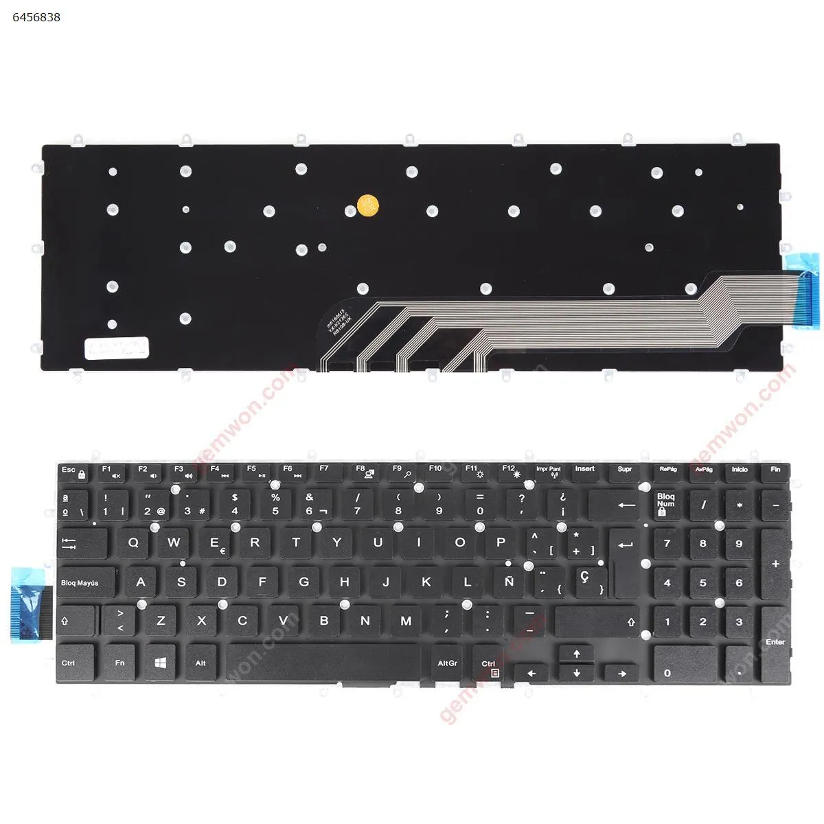 Picture of Dell Inspiron 15-7566 7567 5567 5568 BLACK （Without FRAME,OEM）WIN8