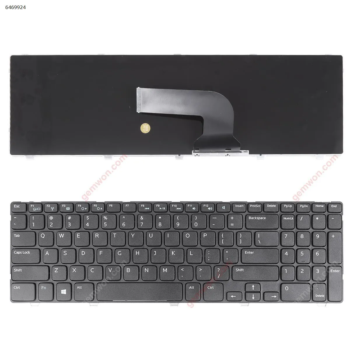 Picture of DELL Inspiron 15 3521 15R 5521 2521 BLACK FRAME BLACK(OEM)