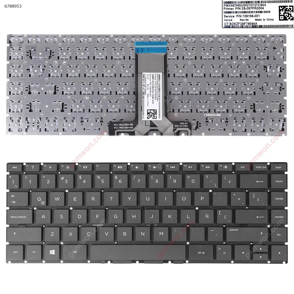 Picture of HP Pavilion 14-BS 14-BS000 14-BS100 14-BS500 BLACK (Without FRAME,WIN8)