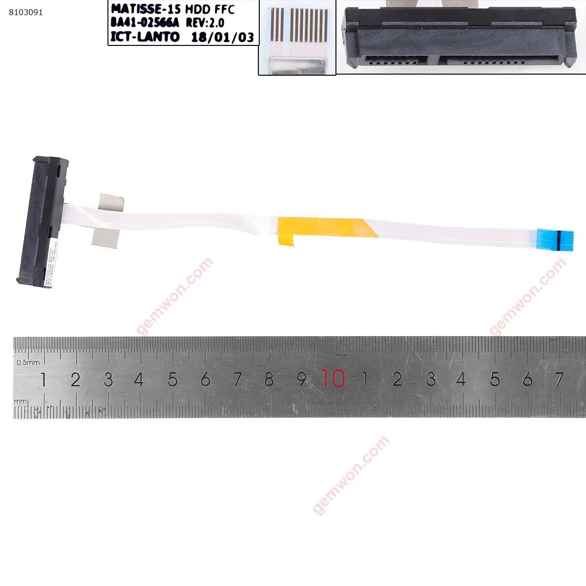 Picture of HDD Cable For Samsung NP500R5M NP550 NT500R5M BA41-02566A.