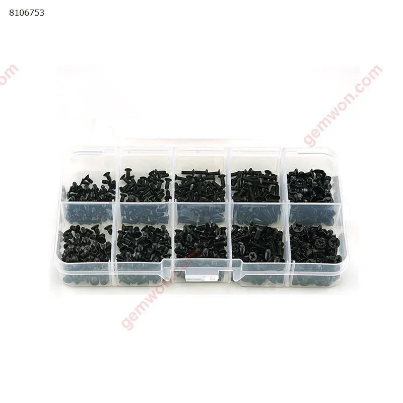 Picture of Computer Laptop Screw Set Cross Countersunk Head Screw M2M2.5M3 Box Set