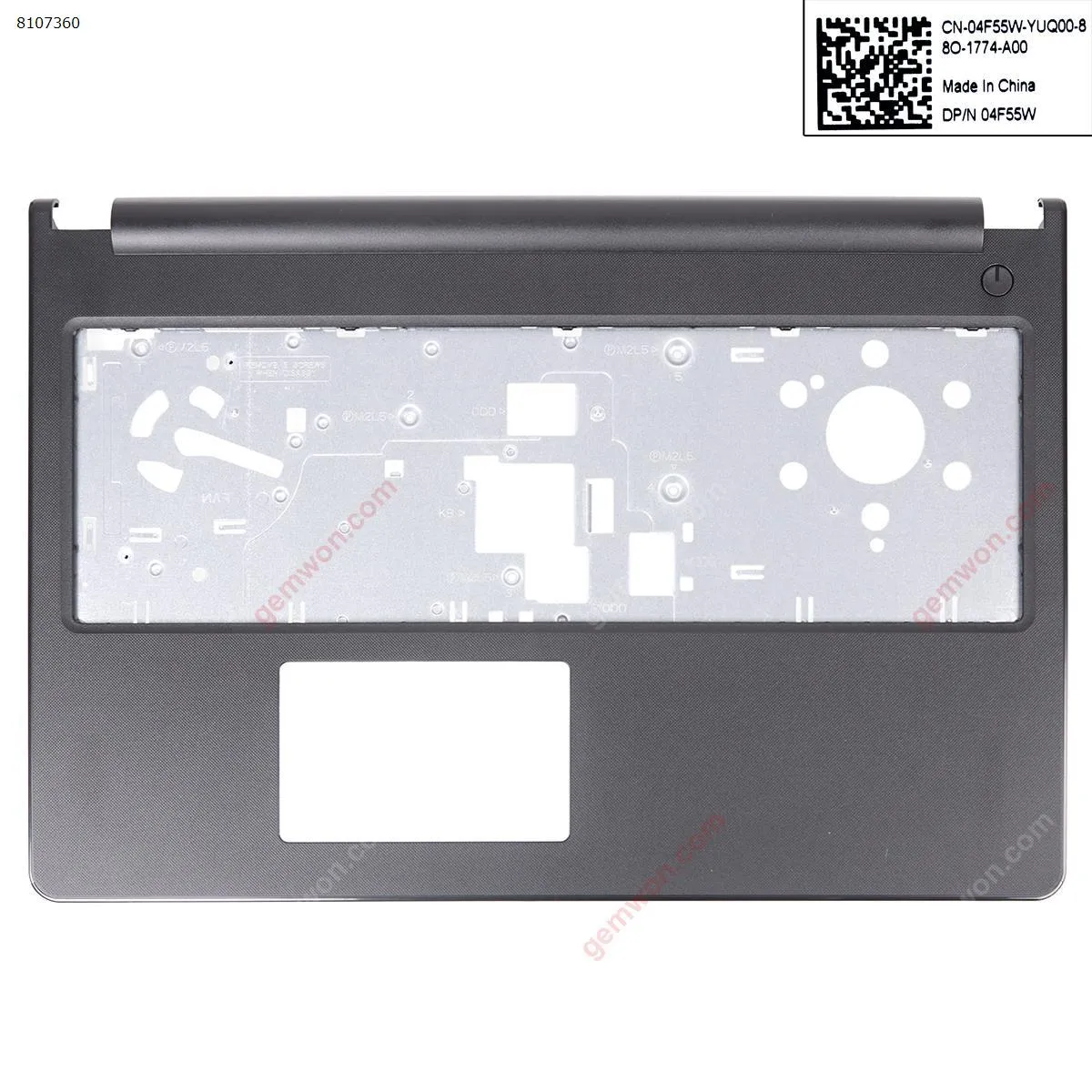 Picture of DELL Inspiron 15-3000 3567 Palmrest Upper Cover Black.
