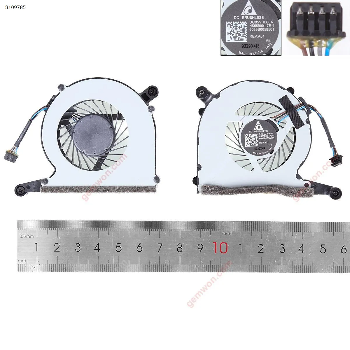 Picture of Laptop fan for HP HSN-IXO1 Thunderbolt Dock 120W G2，ORG.