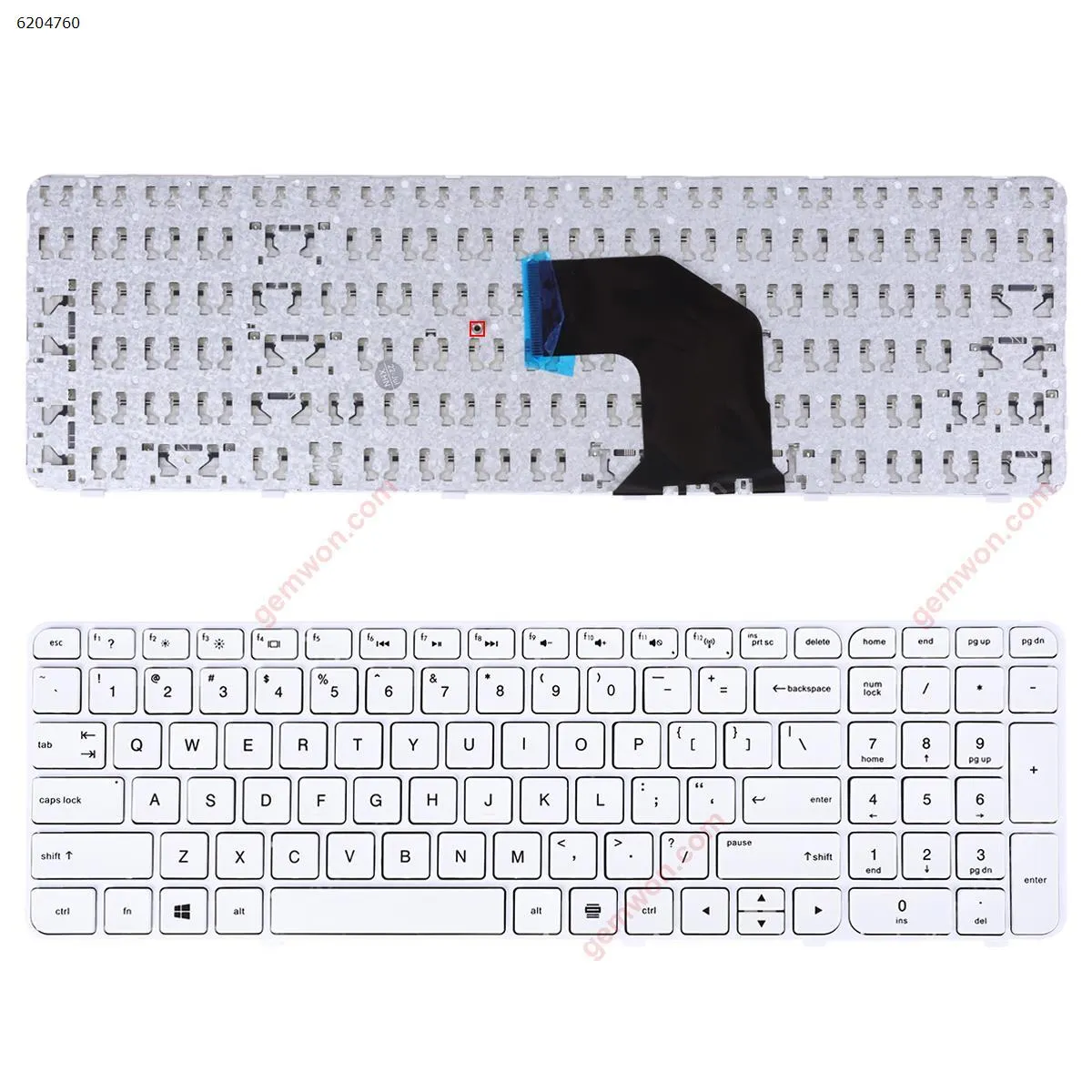 Picture of HP G6-2000 WHITE FRAME WHITE WIN8 OEM