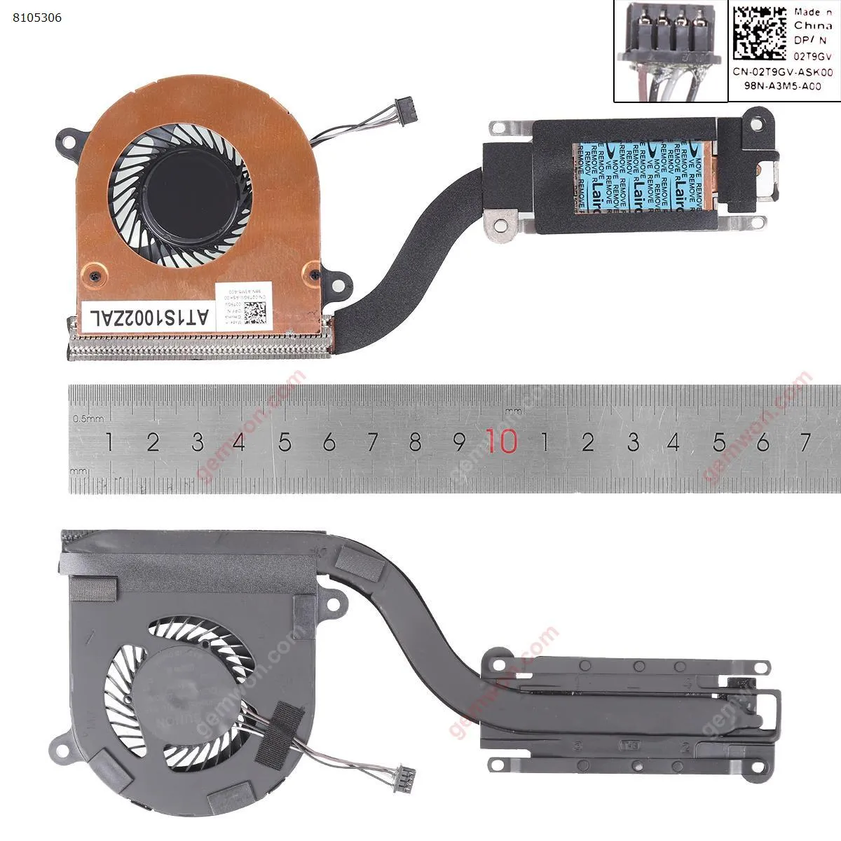 Picture of  Dell Latitude 7480 7490  With Heatsink (CPU Fan)