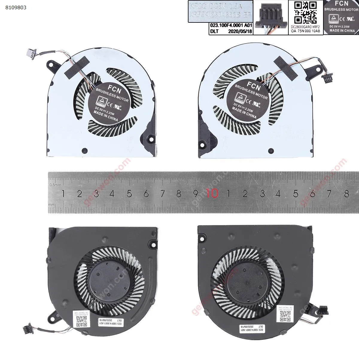 Picture of DELL G5 SE 5500 5505 G3 3500 2020（L+R，High copy）Thickness：1.12cm.