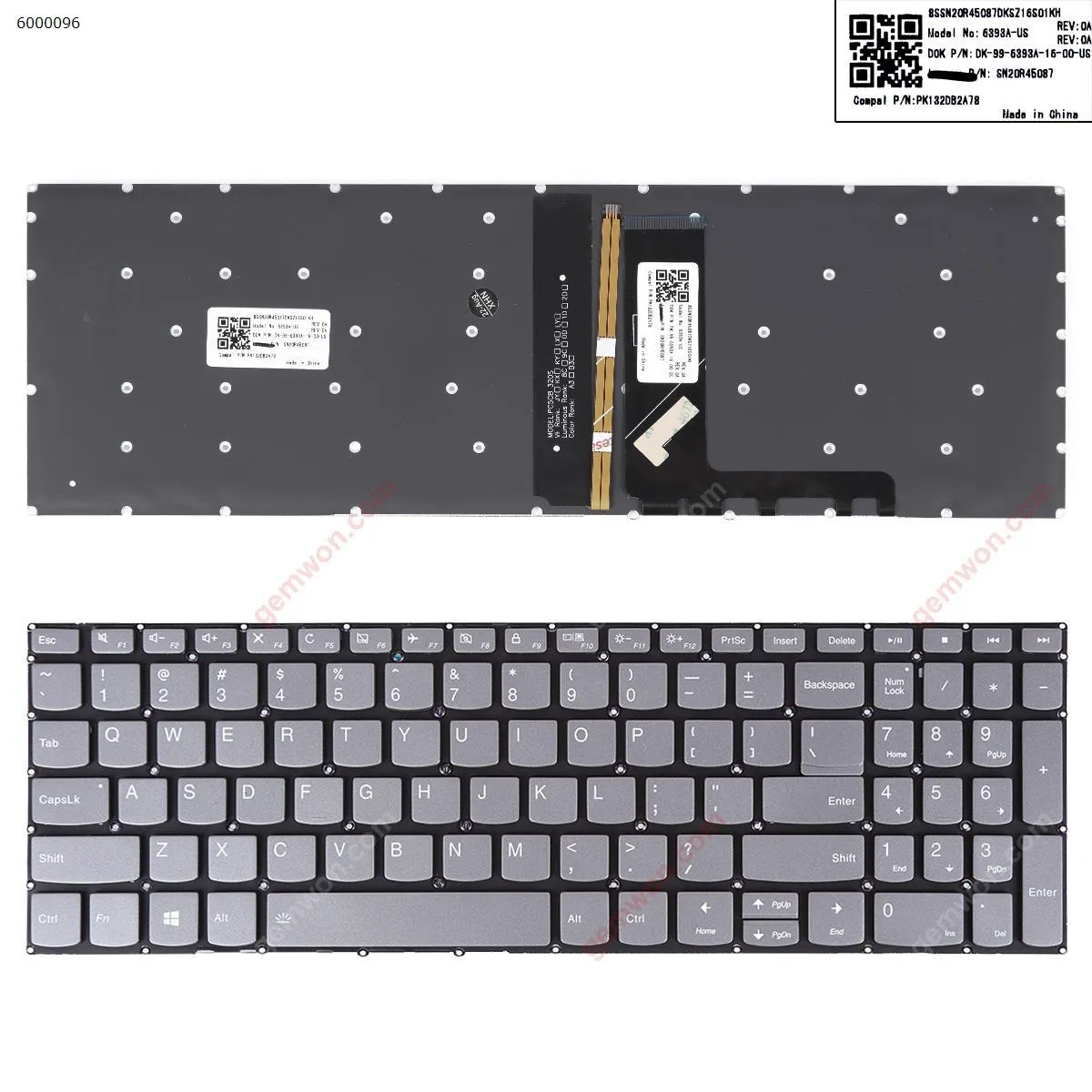 Picture of Lenovo IdeaPad 330-15IKB GRAY (Backlit,Without FRAME,WIN8)