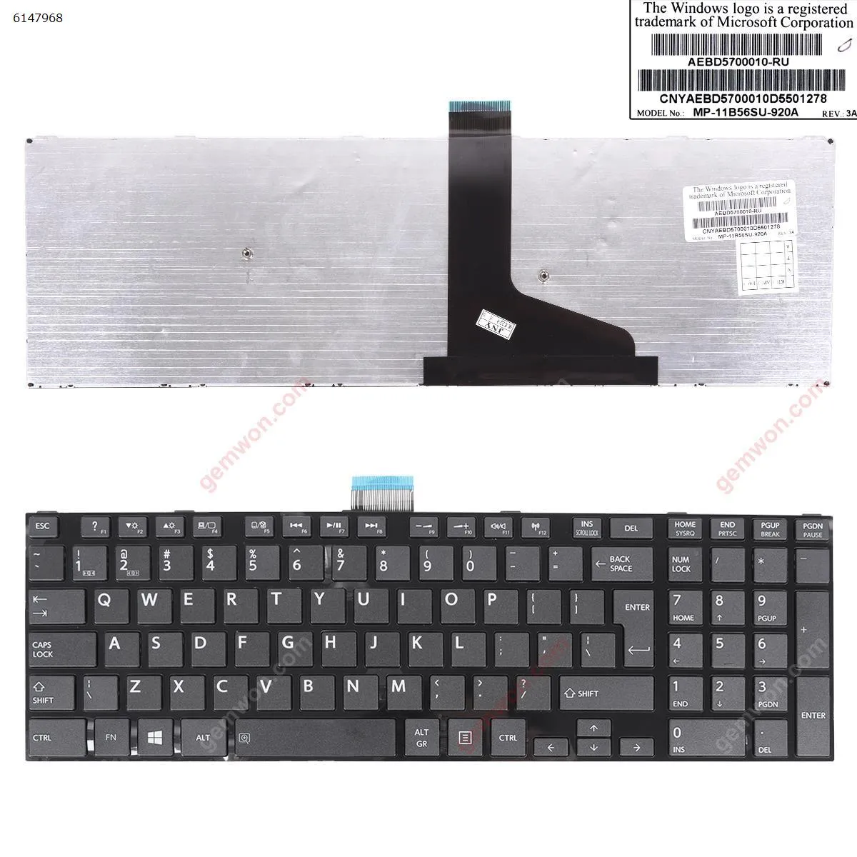 Picture of ​TOSHIBA Satellite C70-A GLOSSY FRAME BLACK(Big Enter， For Win8)