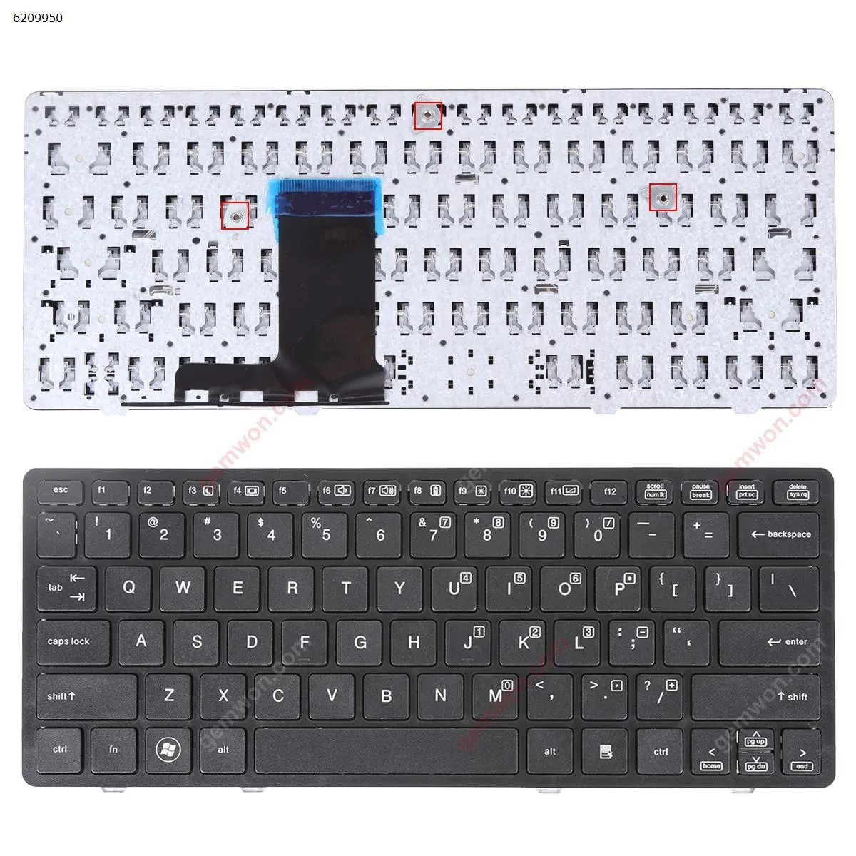 Picture of HP 2560P BLACK FRAME BLACK OEM