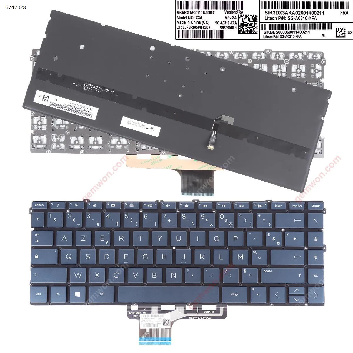 Picture of ​HP 13-aw0150tu 13-aw0160tu 13-aw0170tu Dark Blue（Backlit,Without FRAME）