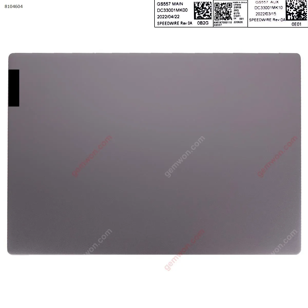 Picture of New For Lenovo ideapad 5-15iil05 5-15itl05 15.6"  LCD Back Cover Black gray.