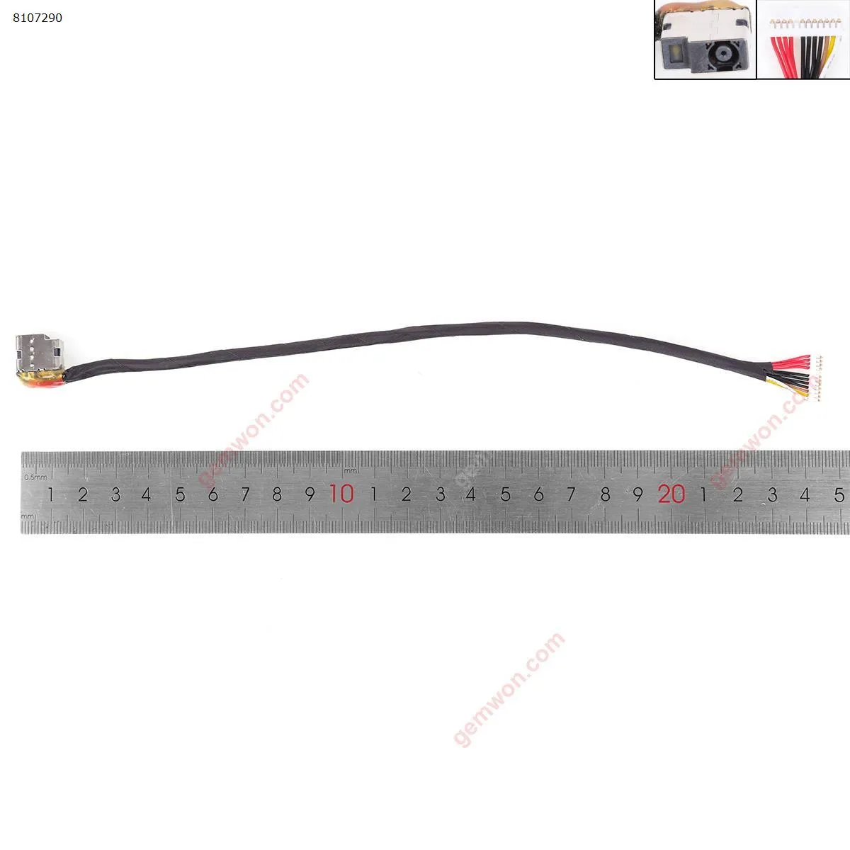 Picture of HP Pavilion 15-EC Series Power Jack Part numbers: L71031-Y14, L71031-S14, L72703-001