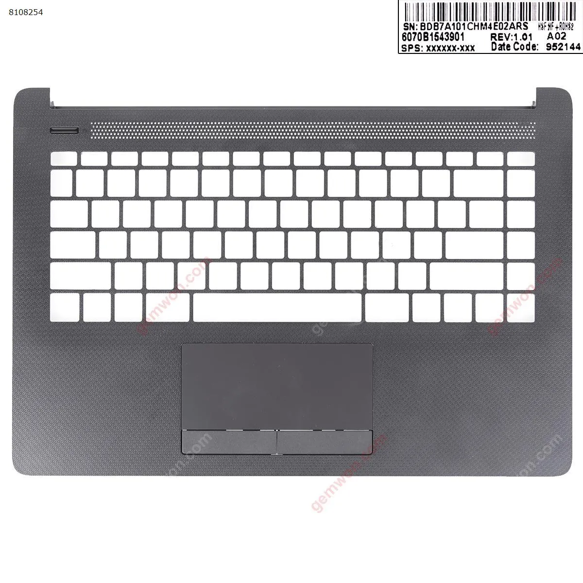 Picture of For HP 14-CK 14-CM 240-G7 246-G7 TPN-I131 Palmrest Upper Cover with touchpad Gray.