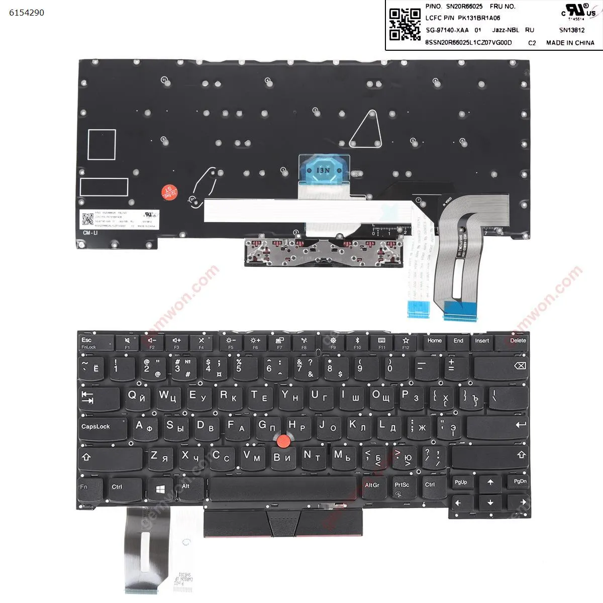 Picture of IBM Thinkpad T490S  L490 E490  Black ( with point stick win8 )OEM