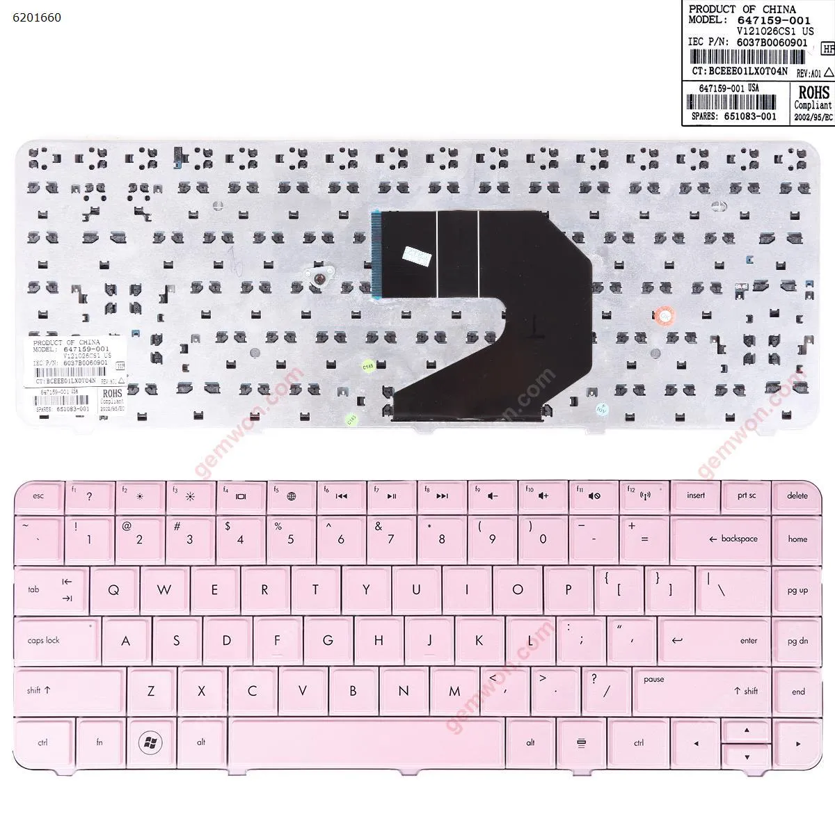 Picture of HP Pavilion G4-1000 G6-1000 CQ43 CQ57 430 630S PINK