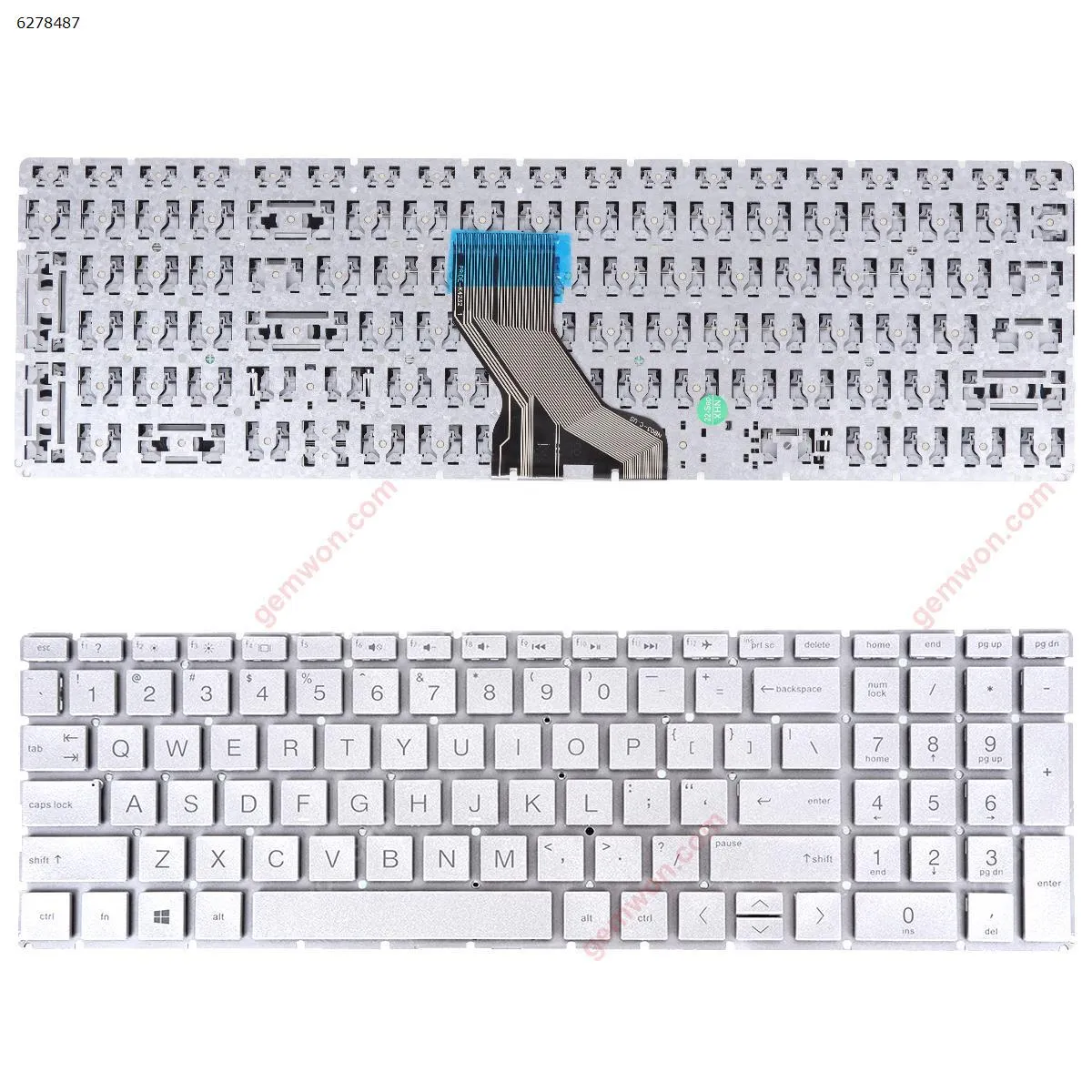 Picture of HP Pavilion 15-cw 15-cw0000 SILVER （Without FRAME）