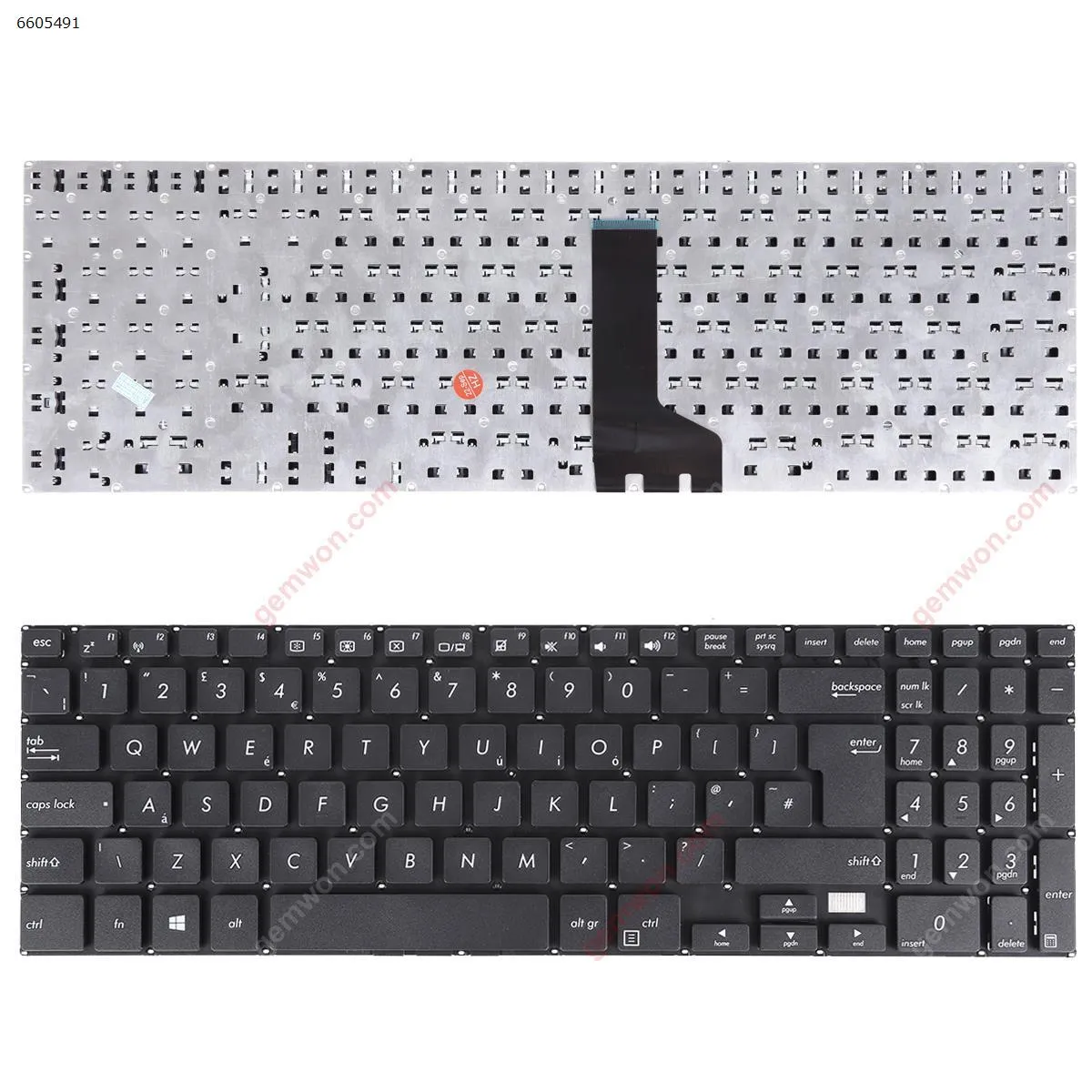 Picture of Asus Pro PU500 PU500CA PU551 PU551JA PU551LA BLACK (Without FRAME,WIN8)