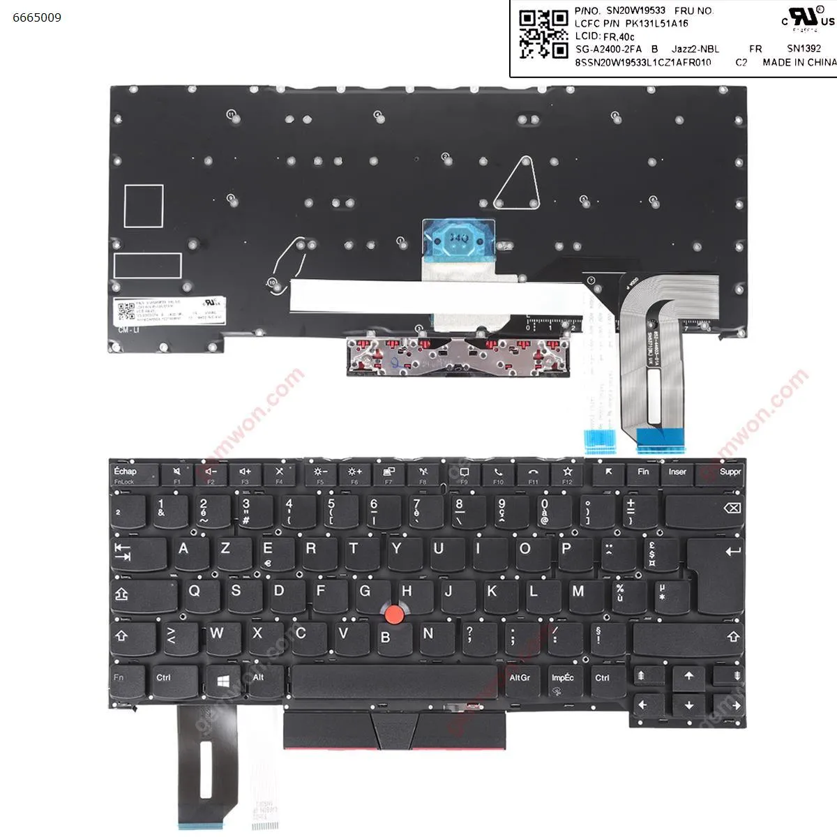 Picture of IBM ThinkPad P1 Gen 3 X1 Extreme 3rd Gen T14S BLACK(With Point,Without Frame)