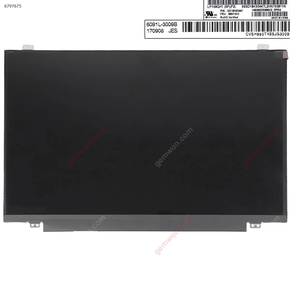 Picture of Lenovo ThinkPad 2014 2015 2016 X1carbon LP140QH1-SPF1 B1 screen