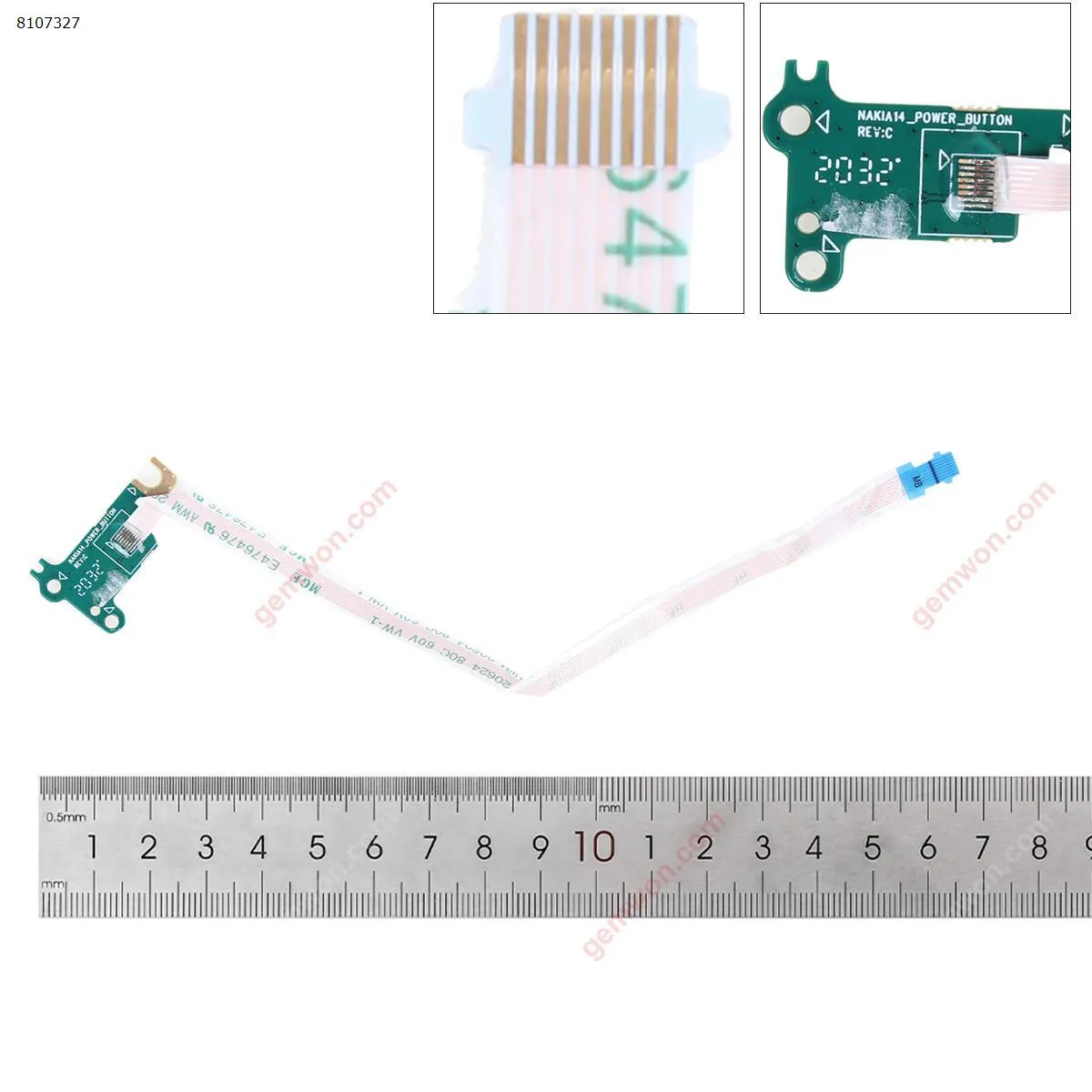 Picture of Power Button Board With Cable For  Dell Inspiron 7400 7401.