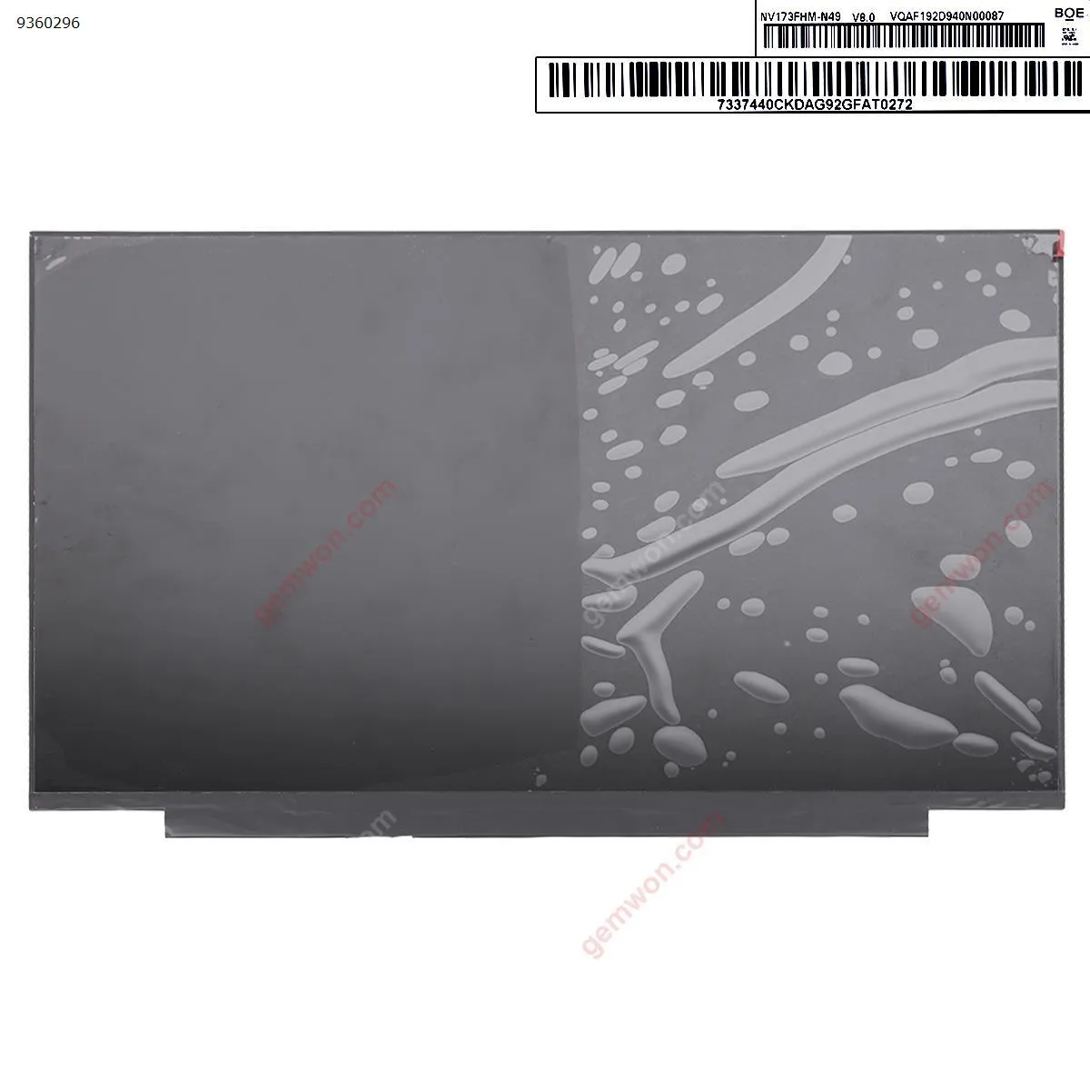 Picture of LCD Laptop Screen AUO/BOE/INNOLUX B173HAN04.9 17.3" FHD 144hz 40 Pins Down right Without Brackets Compatible