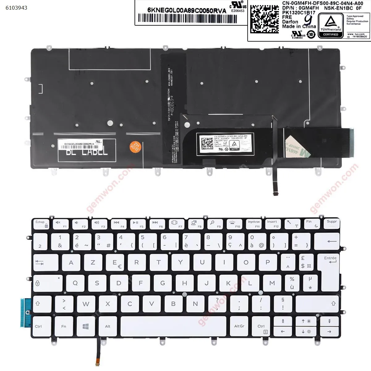Picture of Dell XPS 13 9370 WHITE (Backlit, Win8)