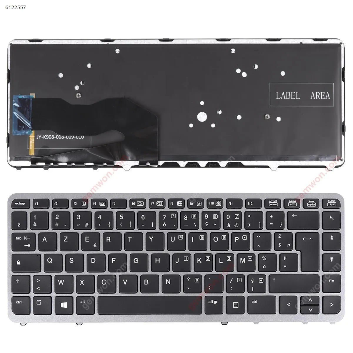 Picture of HP EliteBook 840 G1 G2 850 G1 SILVER FRAME BLACK（Backlit）