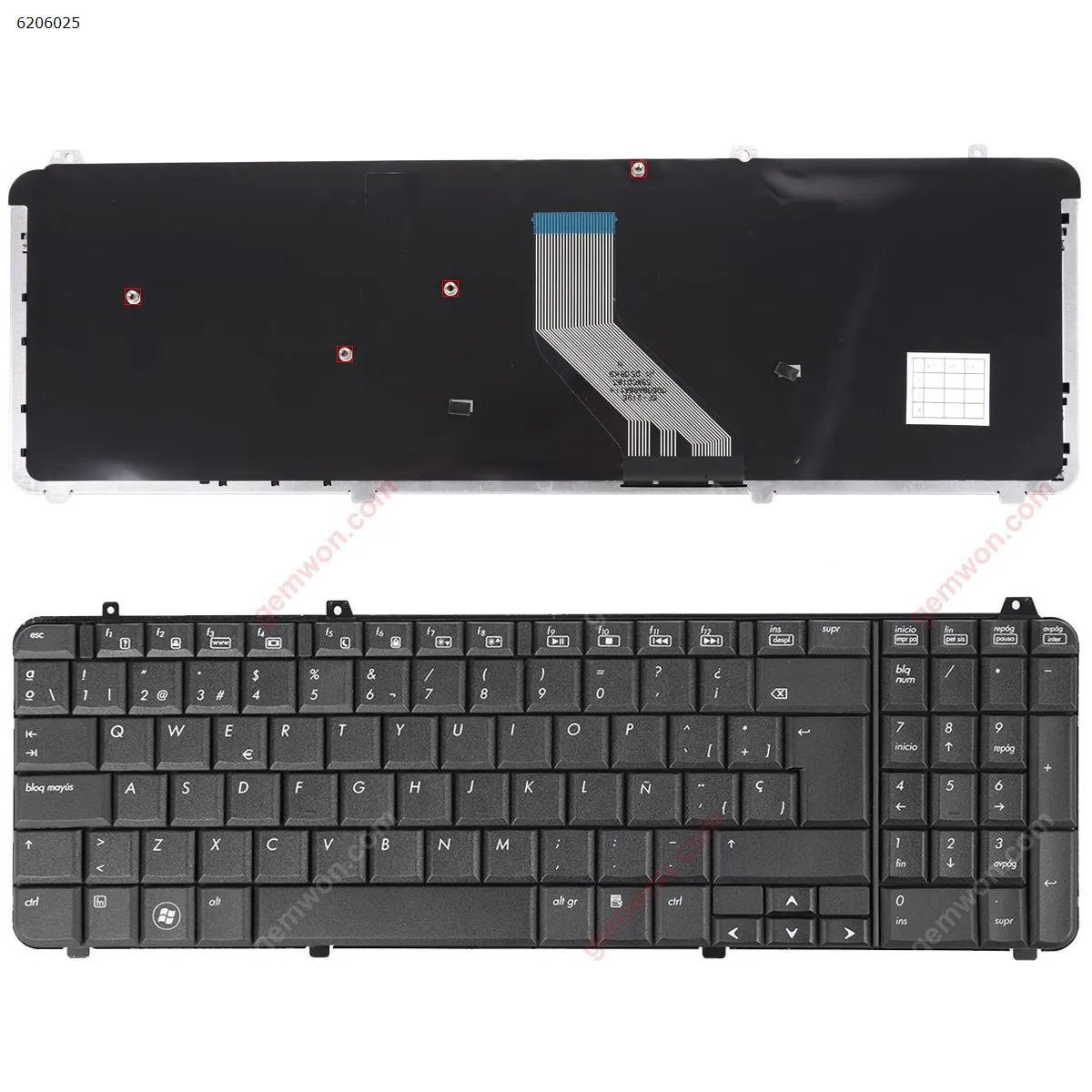 Picture of HP DV6-1000 DV6-2000 BLACK(Reprint)