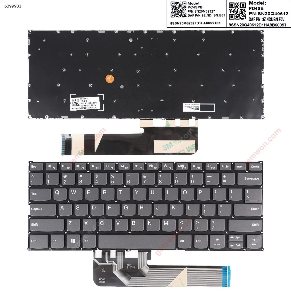 Picture of Lenovo YOGA 530-14IKB 530-14ARR 530 530-14 GRAY(OEM)
