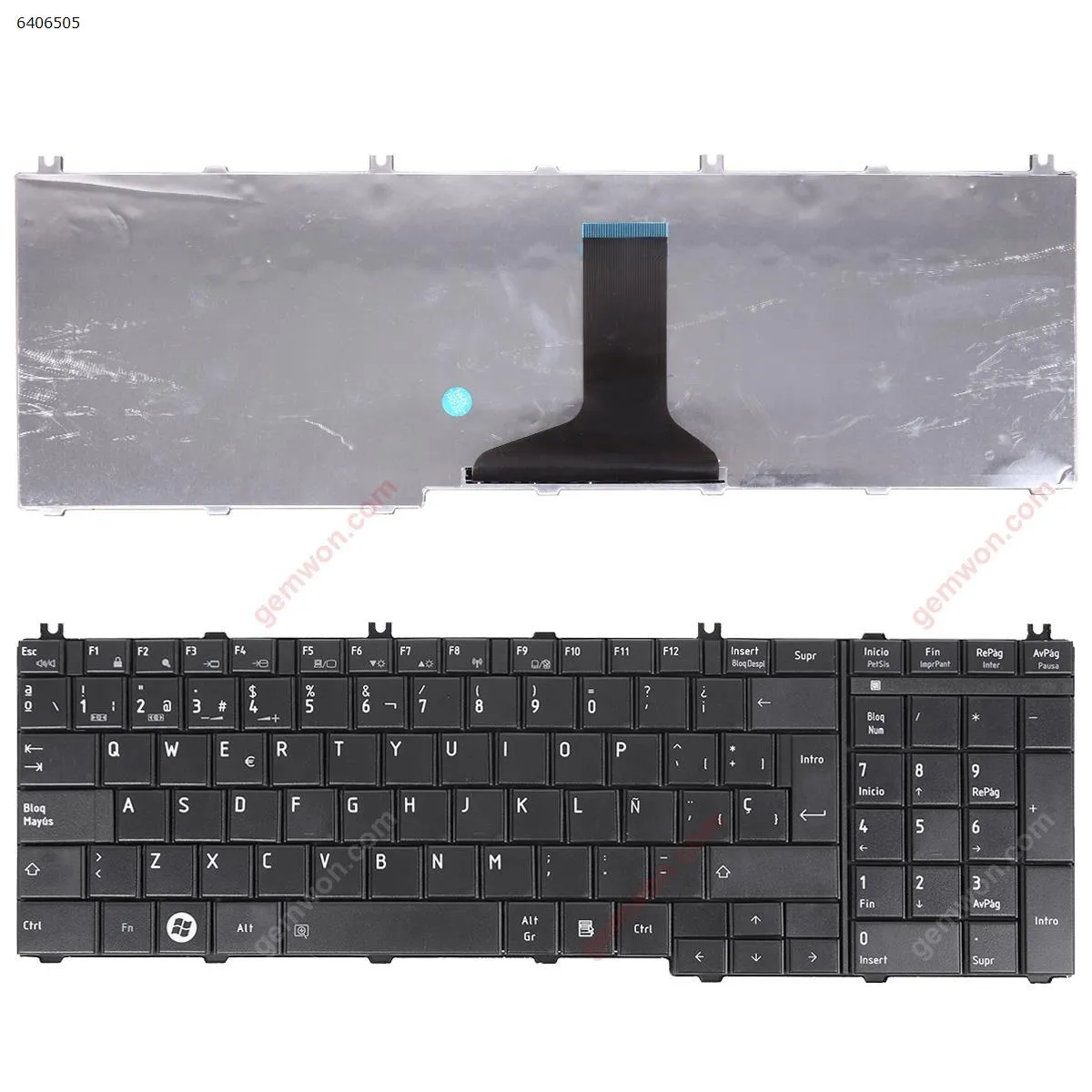 Picture of TOSHIBA Satellite C650 C660 L650 L670 BLACK