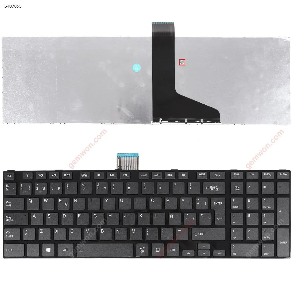 Picture of TOSHIBA L850 GLOSSY FRAME BLACK(For Win8)