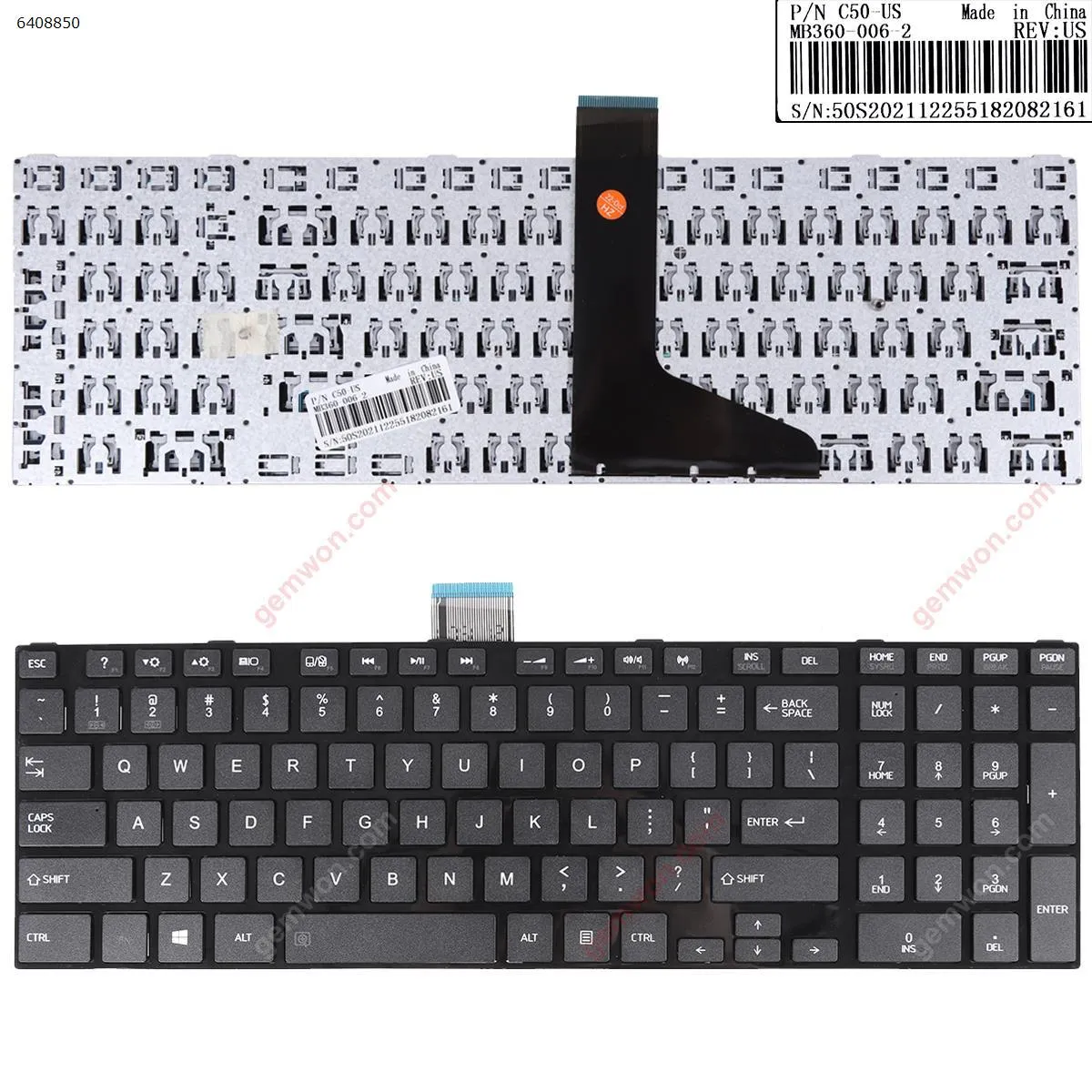 Picture of TOSHIBA C55-A GLOSSY FRAME BLACK(For Win8)