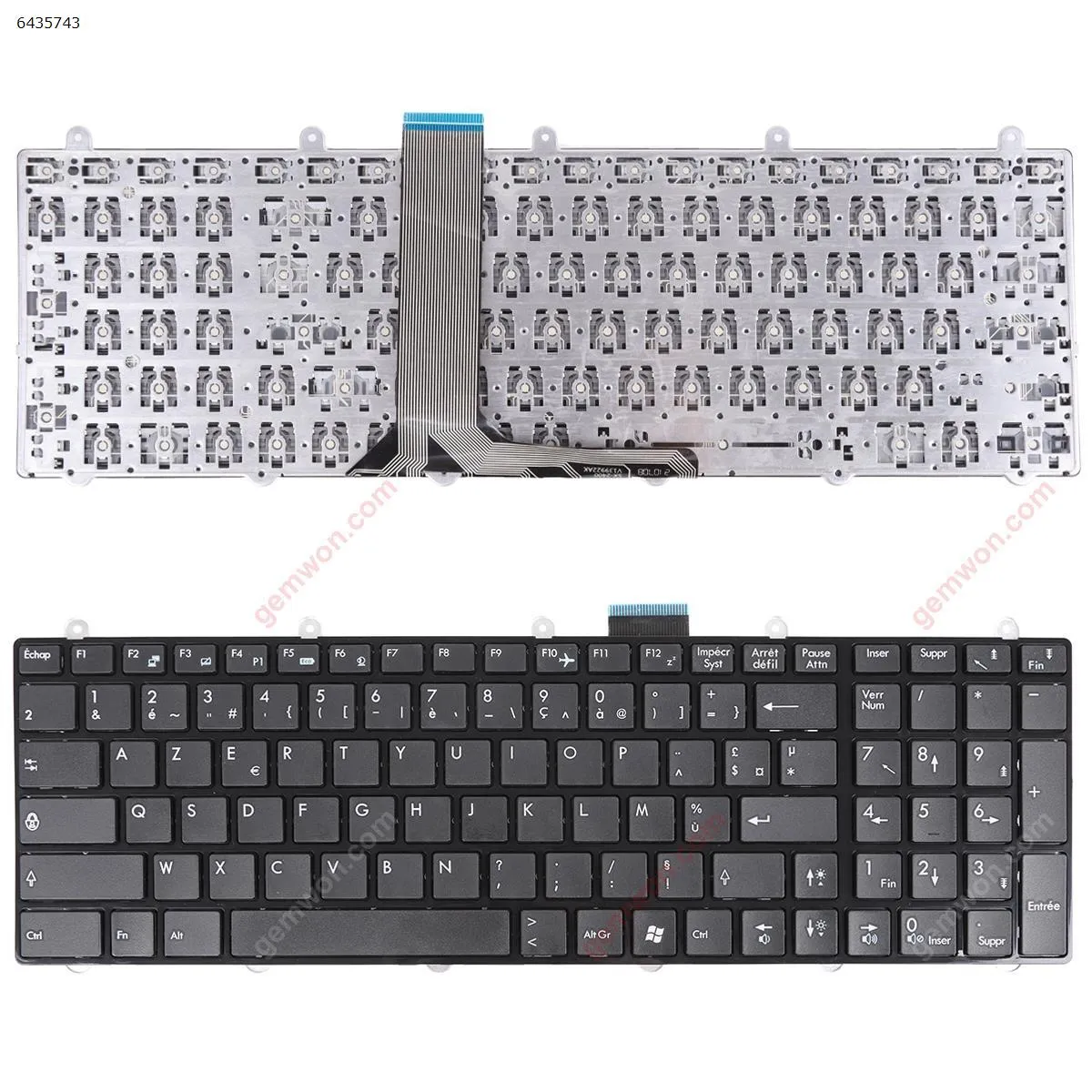 Picture of MSI GT60 GT70 GT780 GT783 GX780 BLACK FRAME BLACK Small Enter(WIN8)