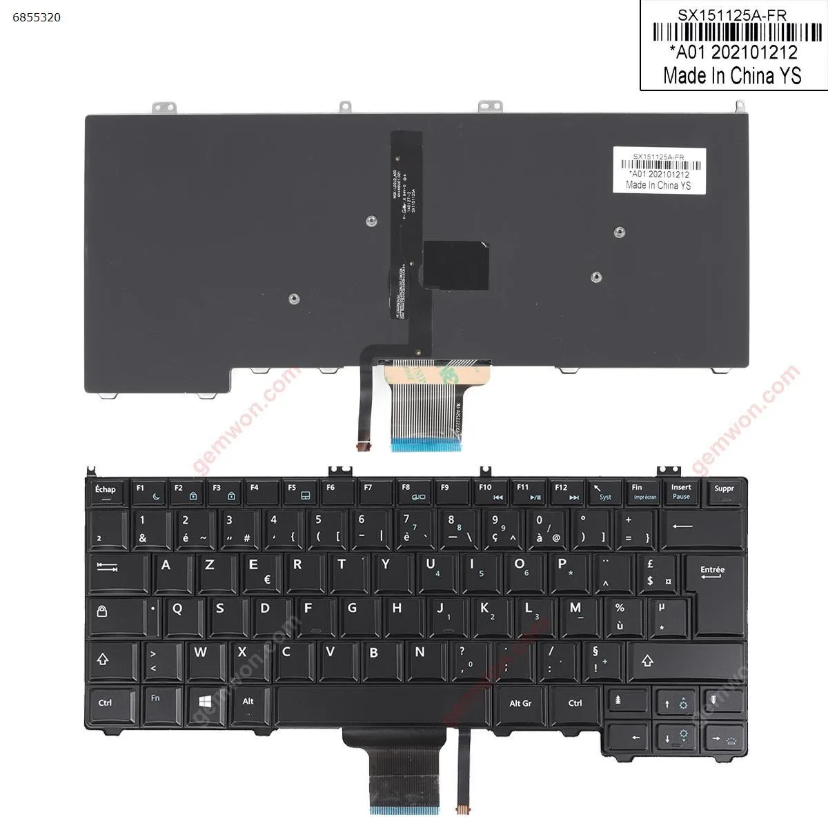 Picture of DELL Latitude E7440 E7420 E7240BLACK (Backlit,For Win8)