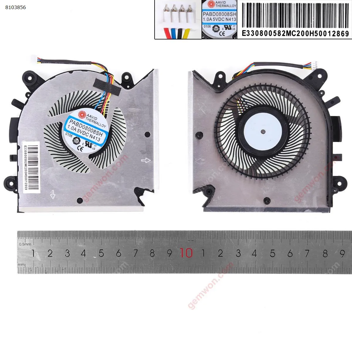 Picture of MSI GF63 MS-16R1 -16R2 CPU （OEM）